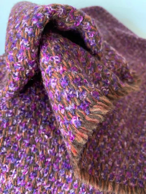 Coupon tissu haute couture  pure laine  épais  240 x 140 cm
