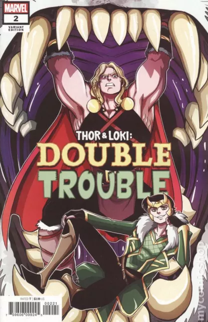 Thor and Loki Double Trouble #2B Vecchio Variant NM 2021 Stock Image