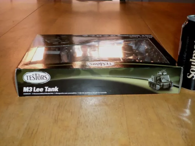 Ww#2, Usa -- M3 Lee Tank, [Snap Together Kit] - Testors, Plastic Model Kit, 1/35 3