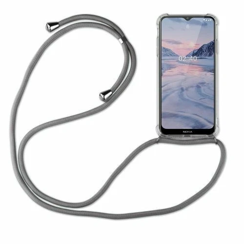 Étui Téléphone Transparent Avec Cordon De 145cm - Compatible Samsung Galaxy Série S/A/Note/Z - Neuf