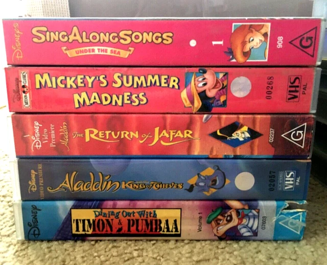 5 X DISNEY VHS tapes 25.00 PicClick AU