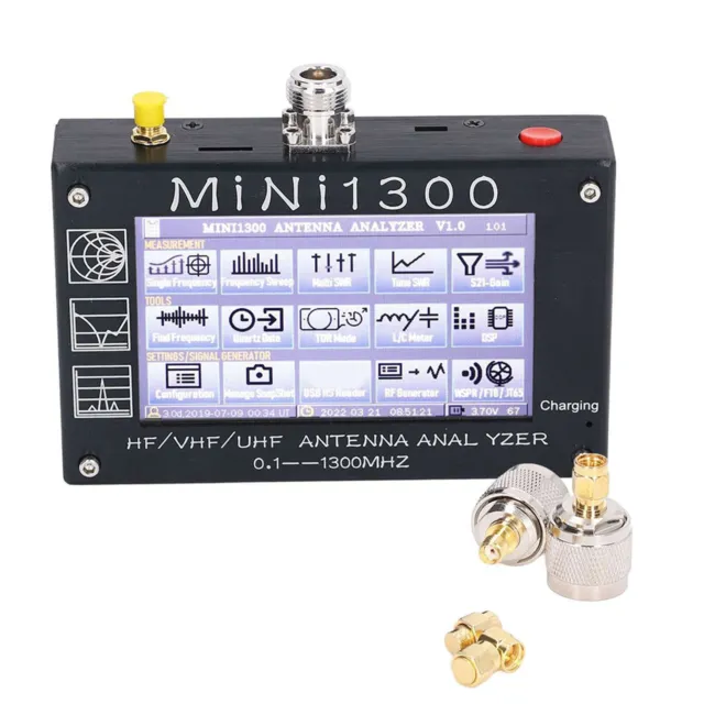 Tragbarer Mini1300 Antennenanalysator für Vollbandabdeckung 0 1 MHz ~ 1300 MHz