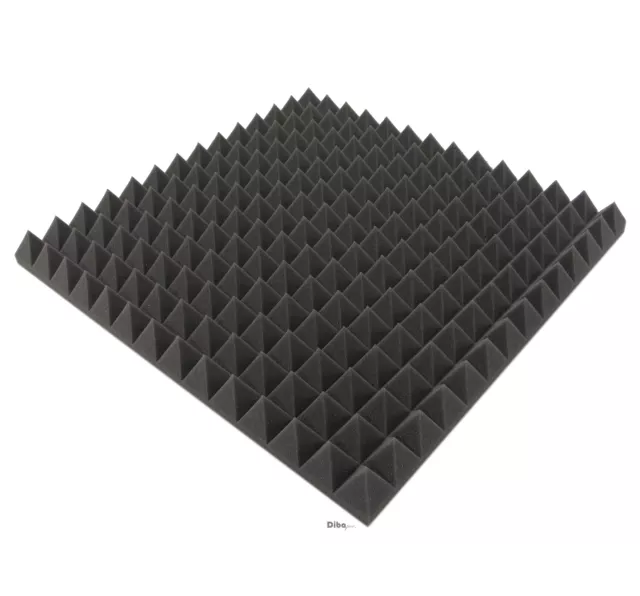 25m ²=100st. Acoustique Mousse Pyramides Isolation