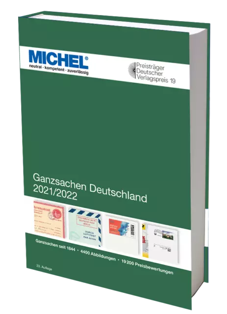 MICHEL Timbre Catalogue Entier Postal Allemagne 2021/2022 Neuf