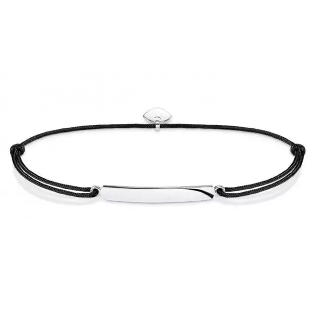 THOMAS SABO LITTLE Secret Classic Black Bracelet LS012-173-11-L20v £49. ...
