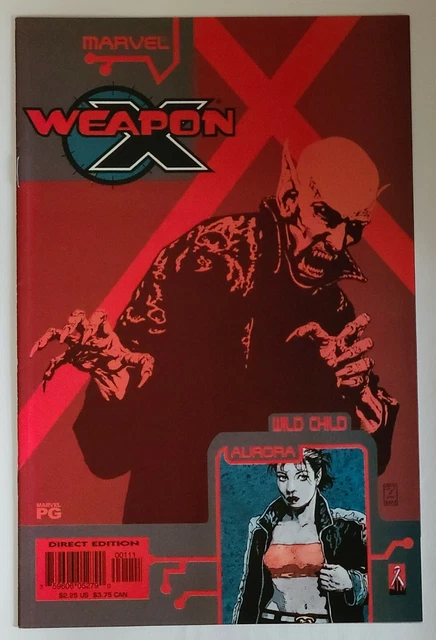 Weapon X: The Draft: Wild Child #1 (Marvel 2002 Series) Nos 9.4+ Nm Grade Sciver