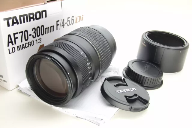 70-300mm Tele Makroobjektiv Macro 1:2 Tamron F/4-5.6 Di LD MO für Canon EF EF-S