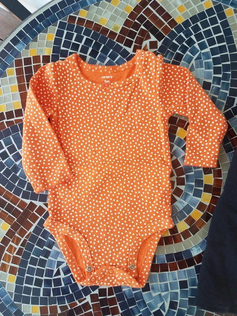 Carter's Baby Girls' 2 Piece Halloween Bodysuit and Jumper Dress Set 9 Months 3