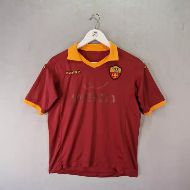 Roma 2012 2013 Home Kappa Football Shirt Jersey Mens Small Italy Football