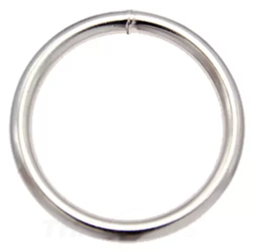 10 St. Rundringe 20mm x 3,0mm Stahl vernickelt O-Ringe Rundring O Ring O-Ring