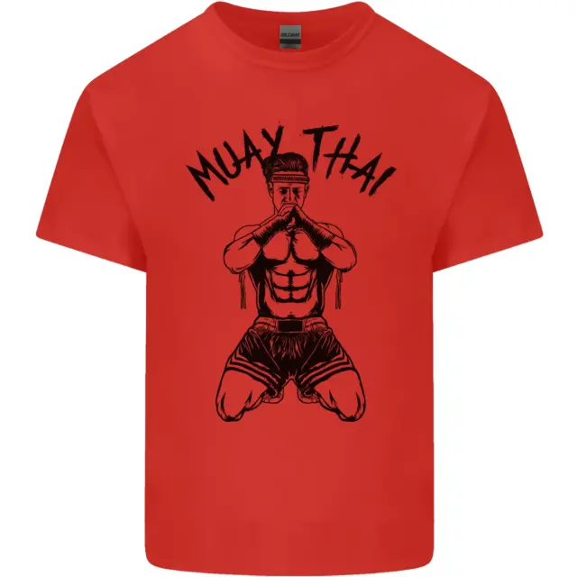 T-shirt top Muay Thai Fighter arti marziali miste MMA da uomo cotone 3