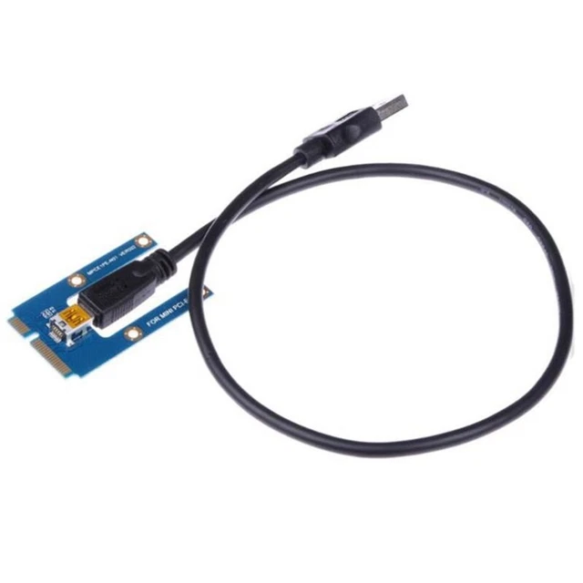 USB 3.0 PCI-E to PCIe PCI Express 1X to 16X Extender Riser Card Adapter Ext A2V1