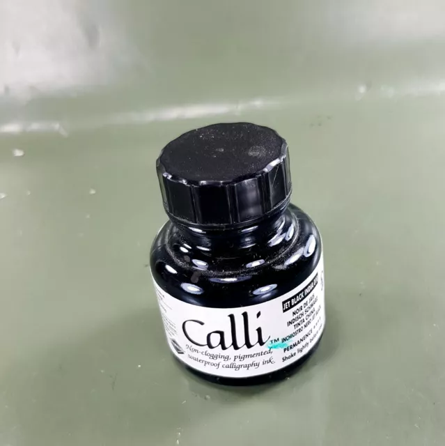 Daler Rawney Calligraphy  ink 29.5ml.Jet Black INDIA 010. New