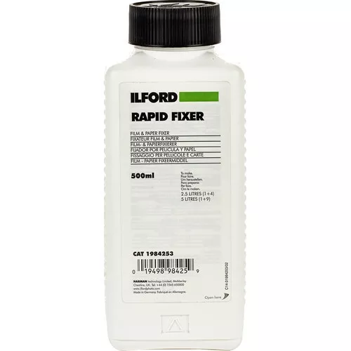 Ilford Rapid Fixer 500ml Black & White Liquid Film and Paper Fixer Free Delivery