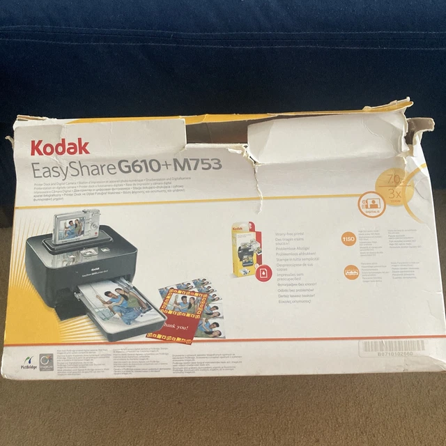KODAK EASYSHARE G610 Printer Dock *NEW* Colour Cartridge And Paper x5