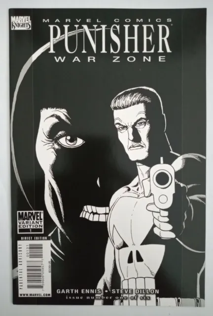 The Punisher War Zone vol. 2 #1C Steve Dillon 1:50 variant NM