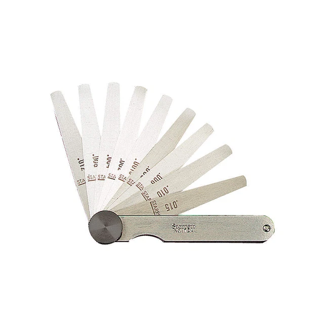 STARRETT 173MAT Tapered Feeler Gauge Set,Dim Type Metric