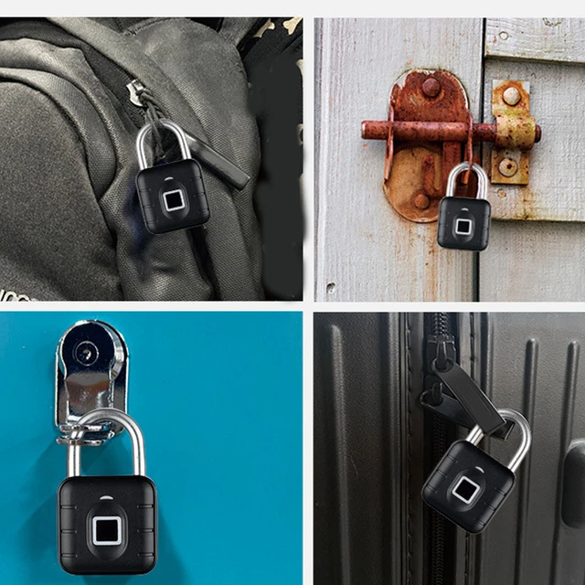 FINGERPRINT LOCK IP67 Waterproof Smart Keyless Locker Lock For Door £14 ...