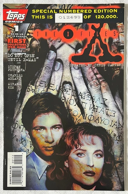 The X File Issue #1 Vol 1 Topps Comics Good Collectors Issue Jan 1995 #012693