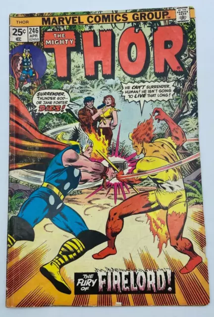 The Mighty Thor Vol. 1 No. 246, Vintage 1976 Marvel Comics