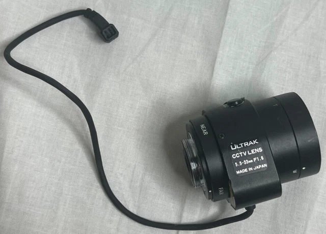 Ultrak F1.6 CCTV Lens 5.5-33mm F1.6 Motorized Lens FAST Shipping
