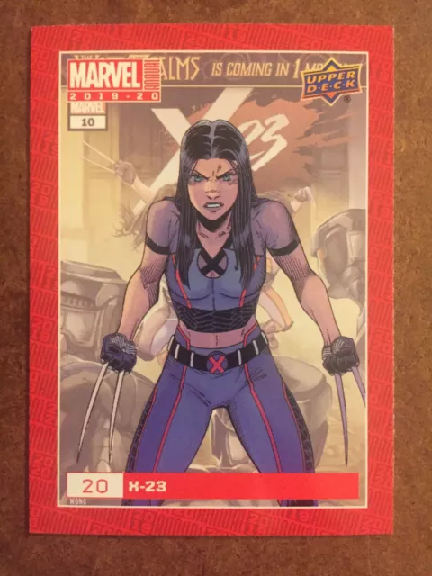 X-23 20 Marvel Annual 2019-20 Upper Deck Trading Card