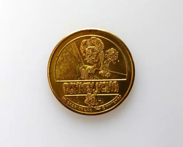 Donkey Kong Arcade Token 1982 Worlds Fair Video Game Expo Ape Gorilla Retro