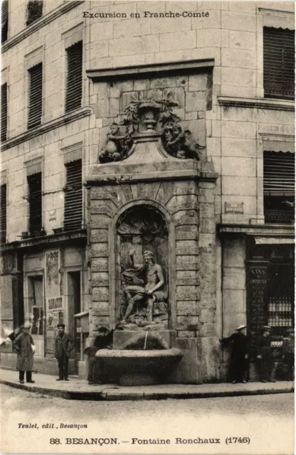 CPA Excursion en Franche-Comté - BESANCON - Ronchaux Fountain (1746) (351692)