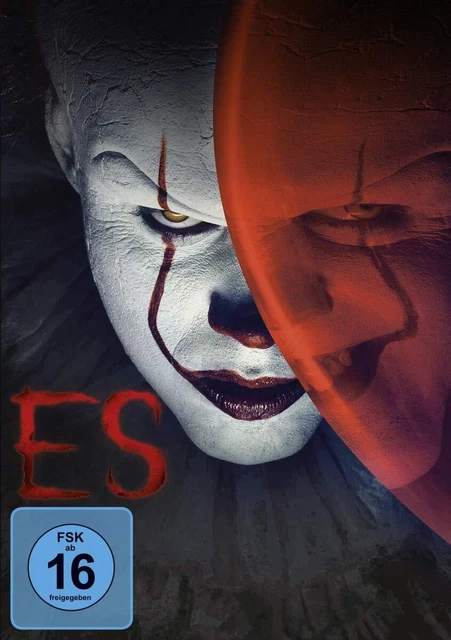 ES DVD 2017 Horrorfilm Stephen King FSK 16 Rot Wei Schwarz EUR 8,95