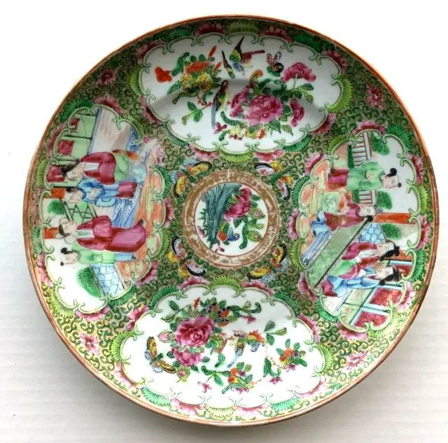 19th Century Chinese Export Rose Medallion Porcelain