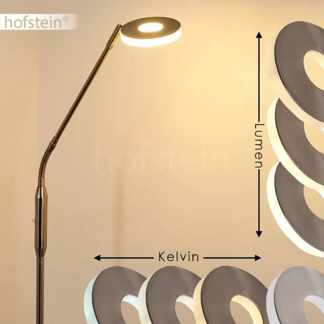 LED Dimmbare Boden Stand Steh Lampe Wohn Schlaf Zimmer Beleuchtung Lese Leuchte