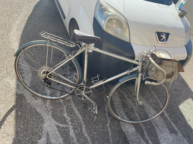 Potence Vintage En Aluminium 100mm - Pour Vélo De Course/route Ancien - Look Français - Occasion Bon état