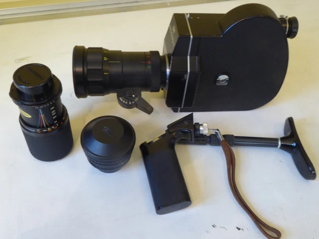 KRASNOGORSK K3 SUPER 16mm Camera Full set Three Lenses, case