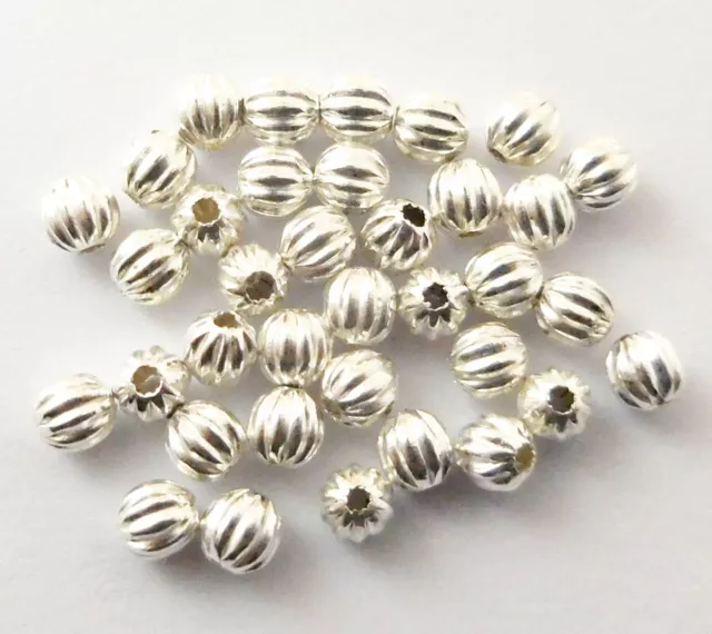 7.5mm Silver Hollow Daisy Flower Round Beads, Spacer Beads, Rondelle B