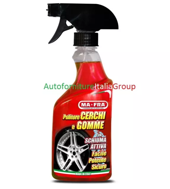 MA-FRA pulitore cerchi e gomme auto - schiuma attiva - 500 ml