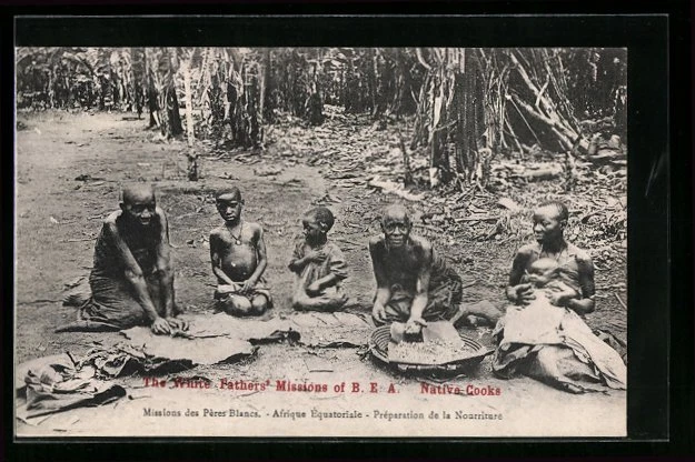 CPA The White Fathers Missions of BEA, Native Cooks