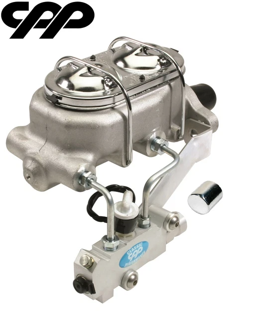 CPP ALUMINUM 11/8& Master Cylinder Prop Valve Kit 2 Wheel Front Rear