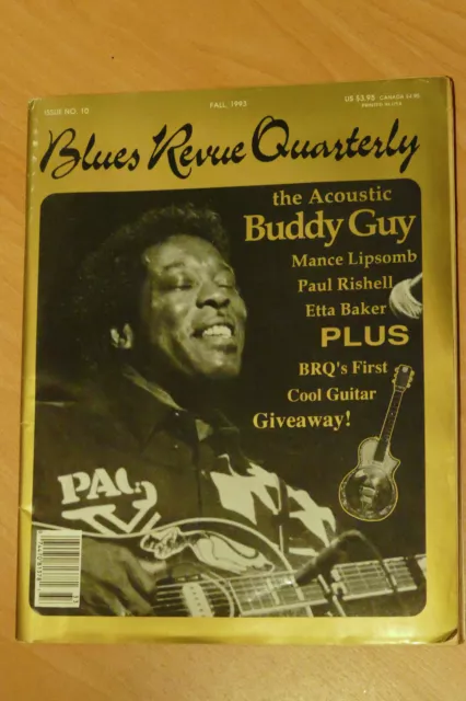 Sechs Ausgaben von Blues Revue Quarterly, 1992-1994 US-Zeitschrift 80-114 Seiten 2