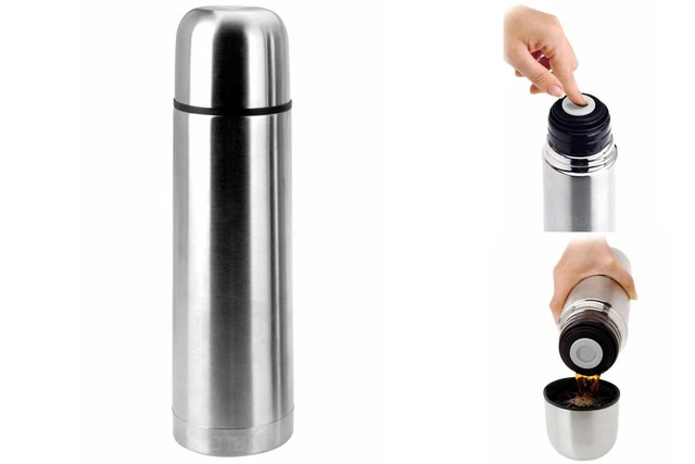 Termosina con tappo donatore Excellent Houseware 170700020 acciaio inox 500 ml