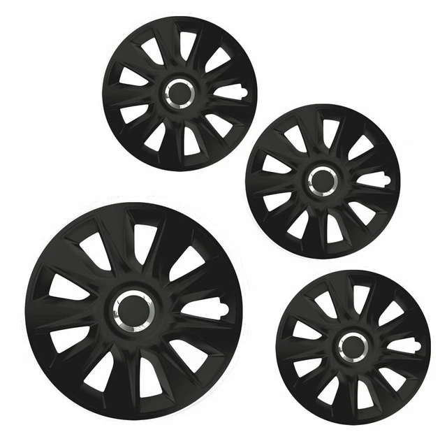 Set di 4 Copricerchi STRATOS RC 14''  Nero 14 Pollici
