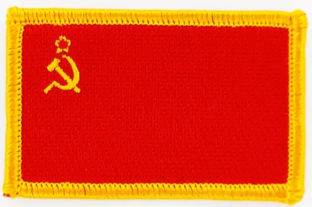 AUFNÄHER Patch FLAGGEN flagge UDSSR SOWJETUNION  russland flag Fahne  7x4.5cm