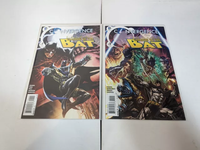 Convergence Shadow Of The Bat #1 & #2 Set DC Comics Azrael Batman 2015 Tie In