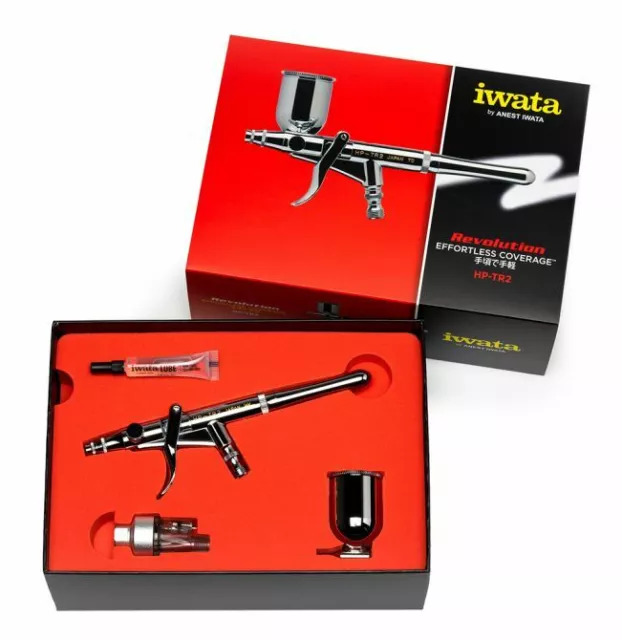 Iwata Revolution HP-TR2 (R5500) - Side Feed Dual Action Trigger Airbrush