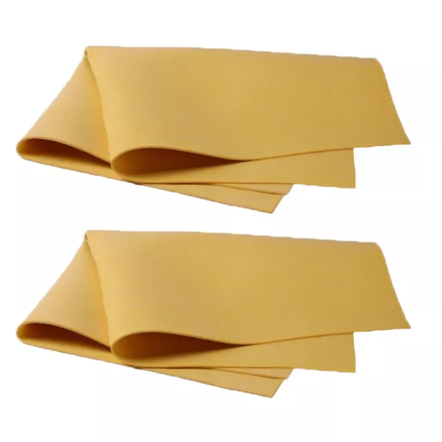 2 x Synthetic Chamois Cloth Car Home Drying Cleaning Shammy Leather Absorbent