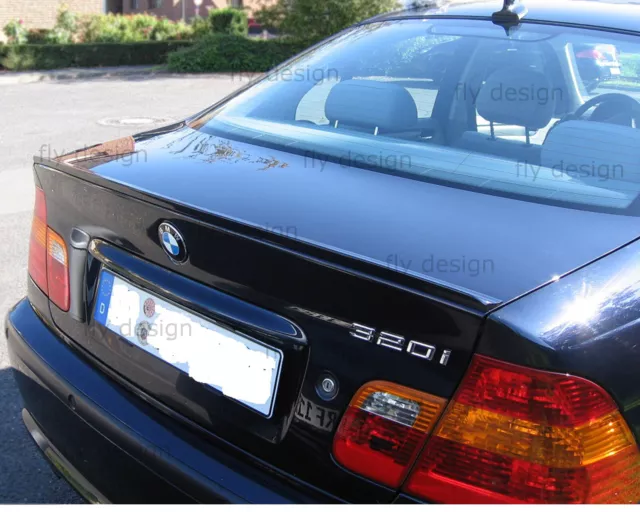 Spoiler Convient pour BMW 3er Coupé e46 Aile Arrière Lip, Gris Acier , Tailga