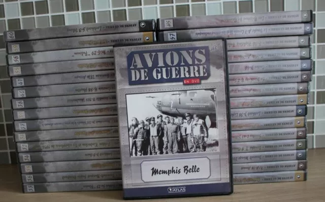 Lot 31  DVD AVIONS DE GUERRE Dont 29 Neuf