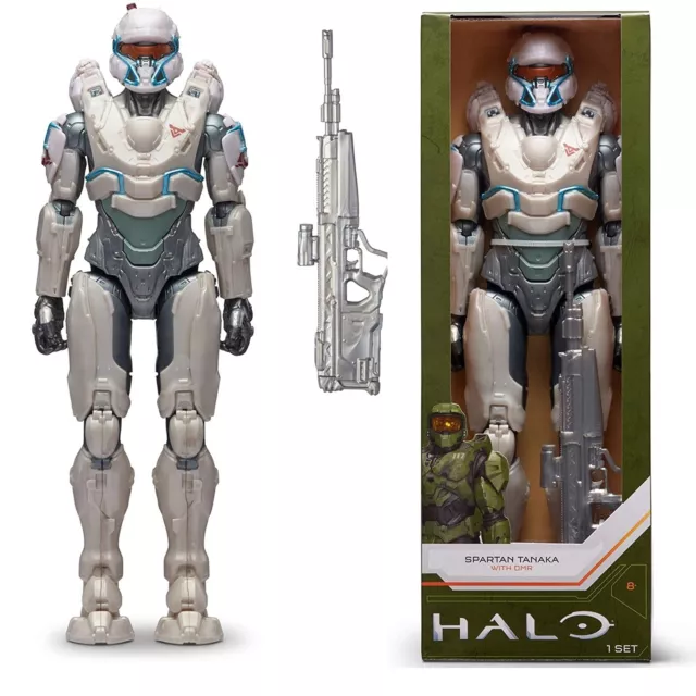 Halo Figura 30cm Articulada Tanaka Espartano Con Dmr Xbox Figura de Acción