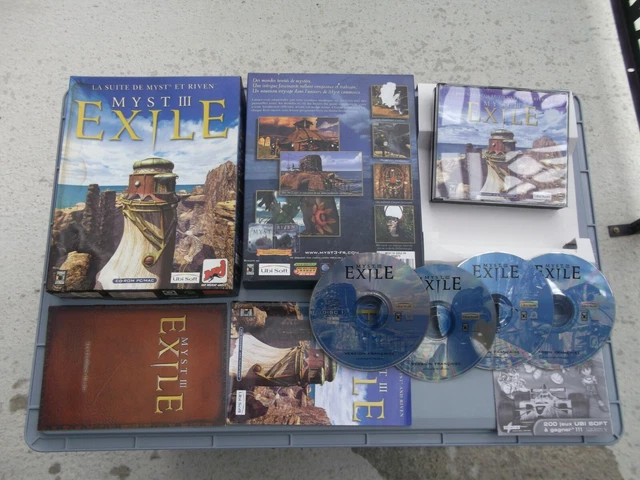 MYST III EXILE Jeu PC big box (grosse boîte carton) complet en version française