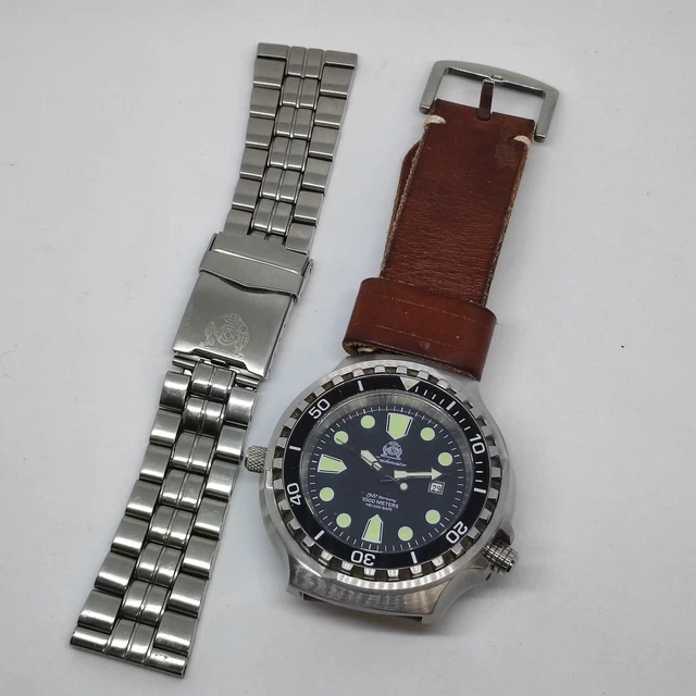 OROLOGIO POLSO AUTOMATICO Tauchmeister 1937 extra cinturino EUR