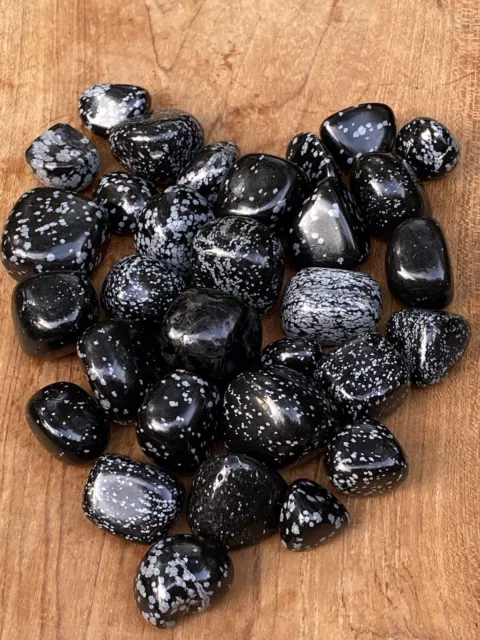 Snowflake Obsidian Tumblestone